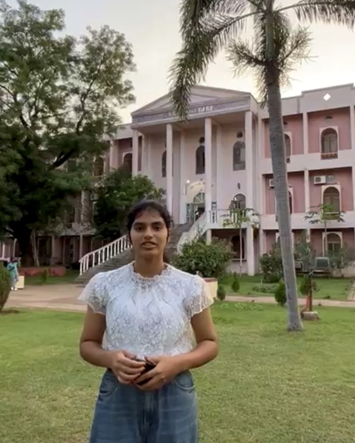 Sindhura at NIT Warangal campus